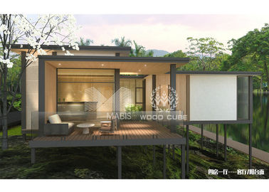 Reliable Modern Style Modular Homes , Aluminum Alloy Cover Contemporary Prefab Houses