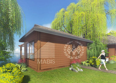 A madeira gosta de casas modulares da armação de aço com boa capacidade da isolação térmica